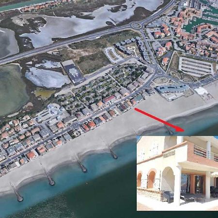 Belle villa sur vaste plage Palavas Montpellier Extérieur photo