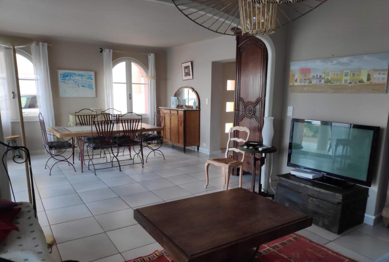 Belle villa sur vaste plage Palavas Montpellier Extérieur photo